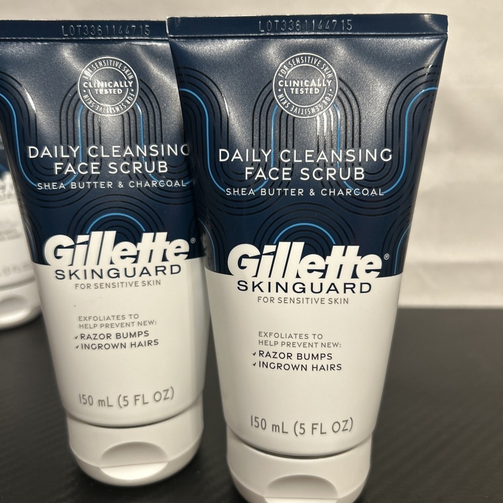 2x Gillette Skinguard Daily Cleansing Face Scrub For Sensitive Skin 5 fl oz